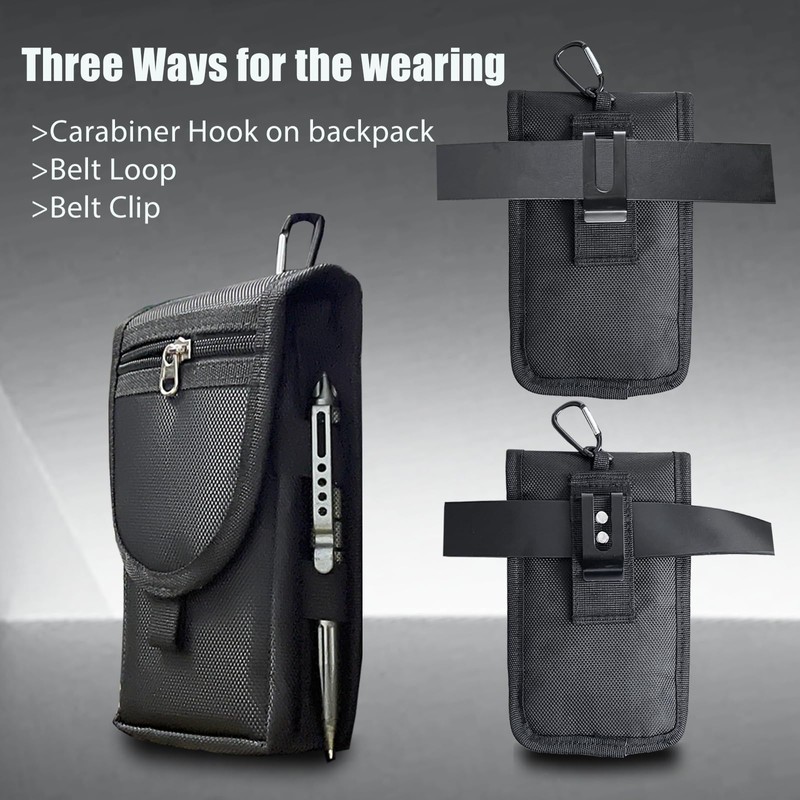 Belt Clip Tool Pouch,Tactical Utility Pouch, Heavy-Duty Nylon EDC Multitool