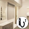 Yinquetinup 25 Pcs Wall Mounted Single Hook with 25 Screws