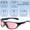 Calabria FL-41 Pink Tinted Glasses Light Sensitivity Outdoor Indoor Migraine