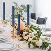 SEHNSY Flameless Taper Candles with Remote, Real Wax Battery Operated