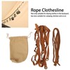 Camping Storage Lanyard 26 Hanging Hole Multifunctional Outdoor Clothesline for