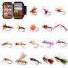 Trout Fly Fishing Flies Assortment 54pcs Dry Nymph Flys Sanjuan
