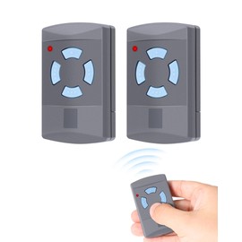 868.3 MHz Handheld Transmitter for HSM4-868 HSE2-868 HS4-868, Blue Buttons, Remote Control Replacement Remote Control, Includes 2 Batteries for Hörmann Garage Door (2 Pieces)