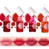 4 piezas de tinte de labios, brillo de labios de