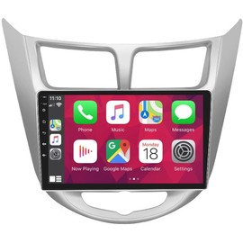 4+64GB for Hyundai Solaris Verna Accent Reina Radio 2011-2016 Android 13 Car Stereo 9" Touchscreen Wireless Carplay Android Auto GPS Navigation with Free Reverse Camera