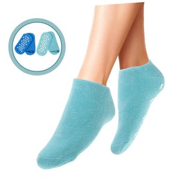 Healeved 2pairs Moisturizing Gel Socks for Foot Care of Essential Oil Spa Socks Exfoliating and Hydrating Gel Foot Masks for Salon Use