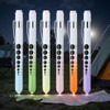 SIPYTOPF 6 Pack Pen Light,Reusable LED Penlight with Pupil Gauge