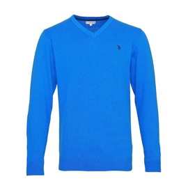 U.S. POLO ASSN. V-Neck Sweater Blue - XXL
