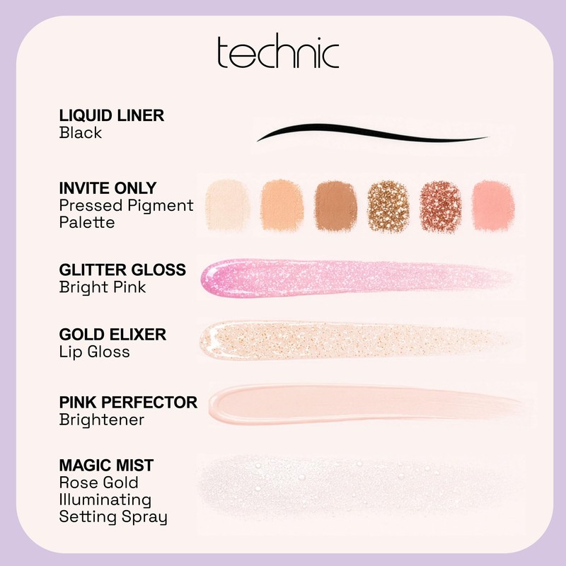 Technic Gift of Glam Makeup 12 Piece Gift Set