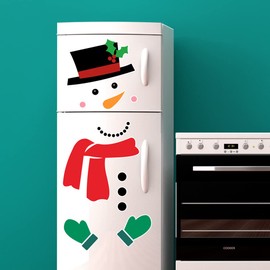 Merry Xmas Christmas Snowman Fridge Magnets, Soft Magnet, Reusable, DIY Your Christmas World, Best Christmas Decoration (Christmas Snowma)