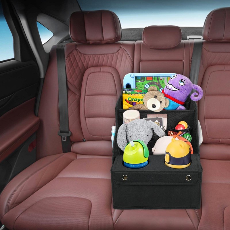 MULISOFT Car Seat Organizer- Backseat Car Organizer with 11 Storages