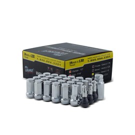 MR LUGNUT: 8 Lug - 28 LUGS, 4 Locks, 1 Key, 4 Chrome TR413, 14x1.50 Thread, Acorn LUGNUT with CONICAL Seating.