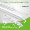Pak 4FT LED Shop Lights, 2300LM 6500K Cool White, 20W