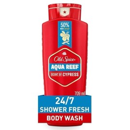 Old Spice Refreshing Body Wash for Men, 3X Defense, 24/7 Shower Fresh 24 oz