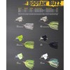 BOOYAH Buzz Buzzbait Bass Fishing Lure, White/Chartreuse Shad, 3/8 oz