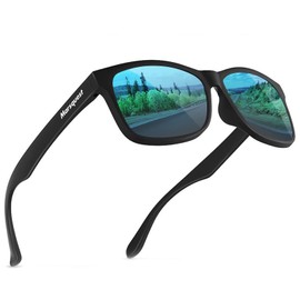 MARSQUEST Men's Polarized Sunglasses for Driving, Wellington Shape, UV400 UV Protection, Motorcycle Sunglasses, Shockproof, Sports, Driving, Running, Fishing, Climbing, Fashionable, Unisex Momentum Series