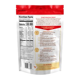 Arrowhead Mills Organic Pancake & Waffle Mix, 22oz, Gluten Free - Case of 6