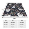 Cute Sloth Throw Blanket Flannel Fleece Fuzzy Blankets Soft Warm