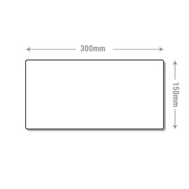 V Safety Floor Level C 300 x 150 mm - 1mm Rigid Plastic Safety Sign