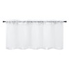 HeichkelL Net Curtain, Voile Bistro Curtain with Satin Ribbon, Short