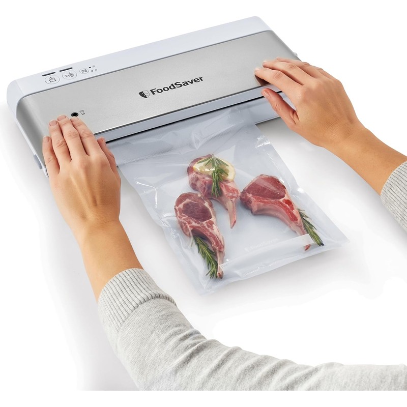 FoodSaver Custom Fit Vacuum Sealer Rolls, Airtight Food Storage and