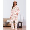 EPLAZA Silk Pajamas for Women Satin Pajamas Set 5 Pcs