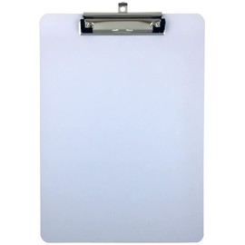 Clipboard Dry Erase Surface 9'' x 12.5'' Letter Size Low Profile Clip Whiteboard Single (Pack of 1)