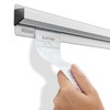 GRIDMANN 18-inch Slide Check Rack, Aluminum Restaurant Ticket Holder for