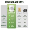 FLAWNT Refrigerator Deodorizer - 10-Year Odor Eliminator for Refrigerator &