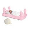 FUNBOY Kids Pink Castle Sleepover Travel Bed & Air Mattress.