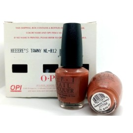 OPI HEEERE'S TAWNY 1999 Chocolate Brown Nail Polish BLACK LABEL *RARE*
