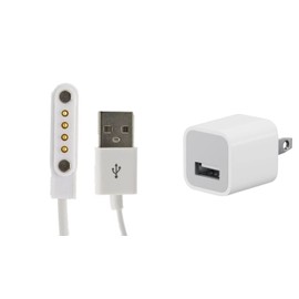Assistive Technology Services Magnetic Charging Cord and Wall Plug for SkyAngel Devices