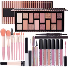 Makeup Kits,Make up Set Gift for Women Full Kit,All In One Makeup Kit For Teens Girl Include Eyeshadow Palette,Eyeliner,Makeup Brush Set,Lipgloss Set,Mascara, Eyebrow Pencil