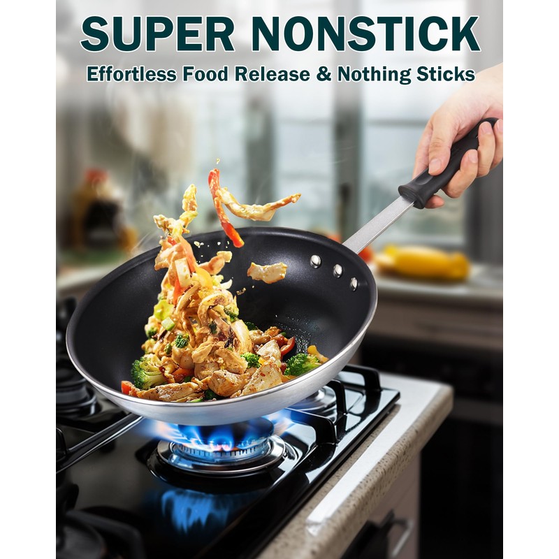 Cooks Standard Nonstick Frying Pan 10-Inch, Heavy Duty Skillet Pan,