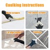10 PCS Silicone Caulking Tools (Stainless Steel head) 5 in