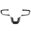 3pcs Carbon Fiber Texture Steering Wheel Decoration Molding Trim Fit