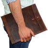 Handmade Full Grain Leather Document Holder & Portfolio Envelope Document