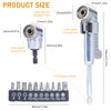 105° Allen Wrench Attachment, Angle Screwdriver Attachment with 1/10.2 cm