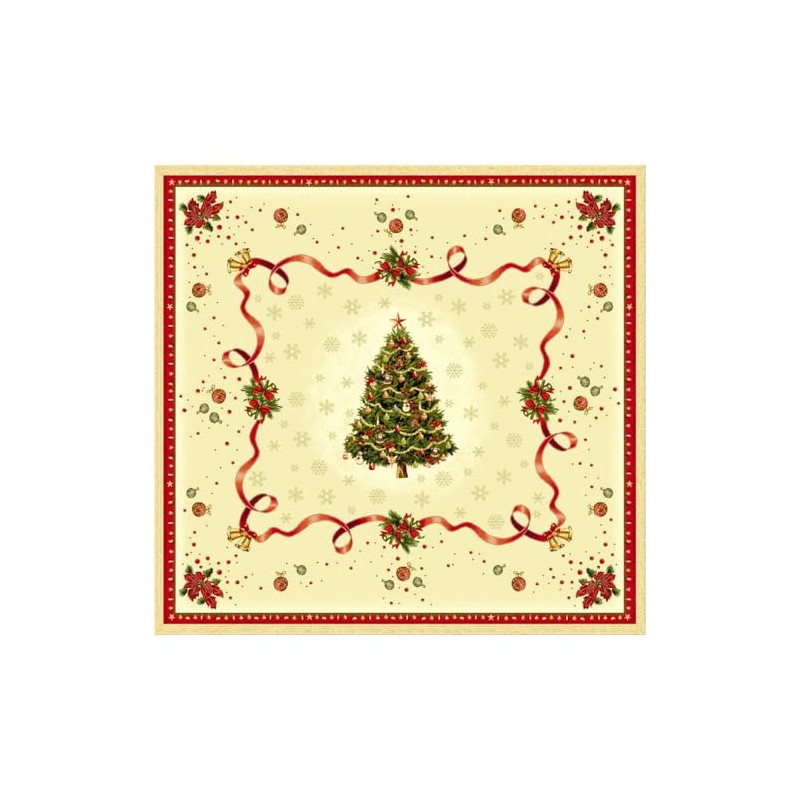 IL MAGGIOLINO Christmas tablecloth, table linen, winter Xmas kitchen table