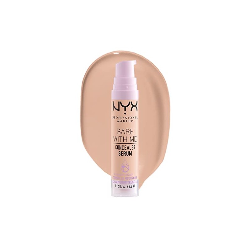 NYX Professional Makeup Bare With Me Concealer Serum, 24H Wear: