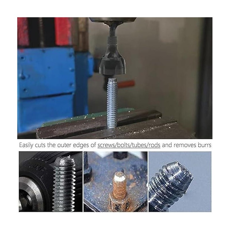 Deburring External Chamfer Tool, Remove BurrTools with Quick Release Shank,