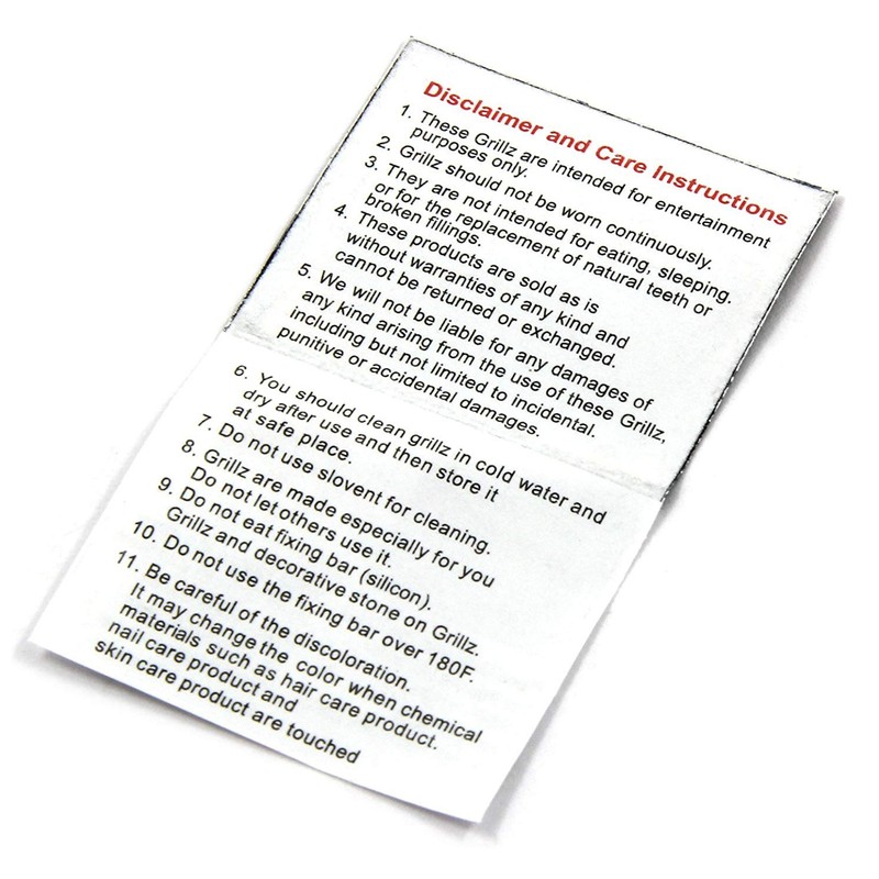 Bling Single Tooth Grill Cap Grill (Silver/Platinum)