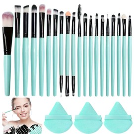 23 Pcs Makeup Brushes Powder Puff Set Makeup Brushes Full Set Makeup Brushes Soft Bristles Makeup Brushes Multi-functional Makeup Set Eye Shadow Brush Concealer Brush Lip Brush Eyebrow Beauty Tool
