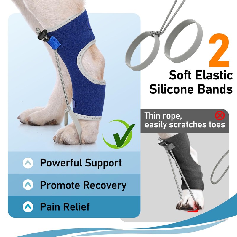 Supet knuckling Brace for Dogs, Comfortable Foot Brace, Ankle Brace