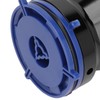 1 Pair NAB Hub Adapters Polished Aluminum Alloy Universal Loading