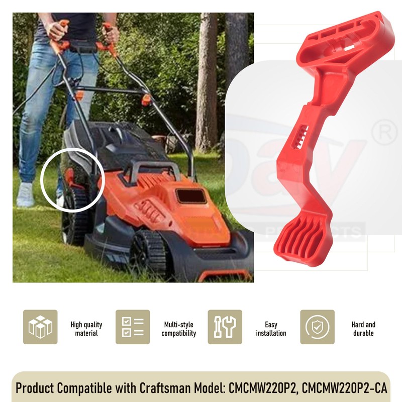 Karbay N814404 Lawn Mower Lever Compatible with Craftsman CMCMW220P2, CMCMW220P2-CA