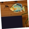 Ipetboom 2Pcs Metal Fish Wall Decor Vibrant Iron Fish Wall