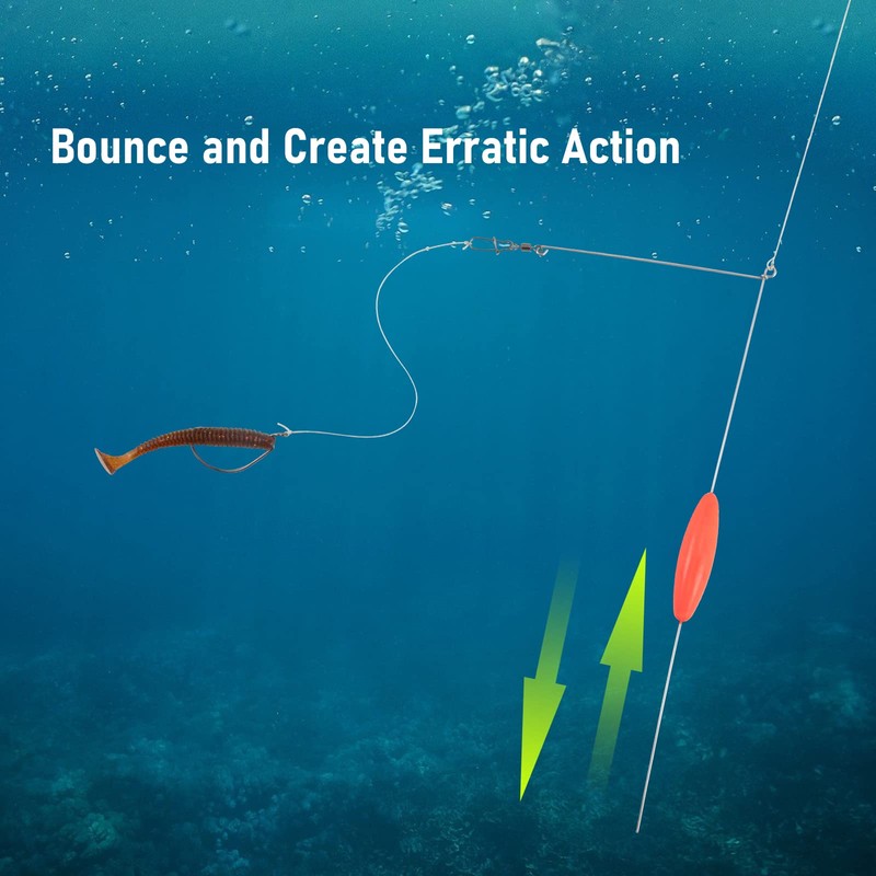 Dr.Fish 4 Pack Bottom Bouncer for Walleye Rigs, Trolling Weight