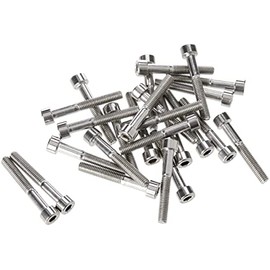 AHCA2 Stainless Steel Socket Cap Allen Key Head Bolt/Screws M5 5mm x 35mm (Pack of 25)