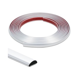 9.8 Ft Peel and Stick Trim, Matte Silver Waterproof Molding Trim for Walls Edges, Borders, Window Frames, Backsplash Tiles, Flexible and Self Adhesive Trim